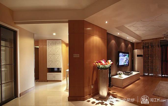 钛金色调的奢华风_工长案例装修效果图大全-新浪装修