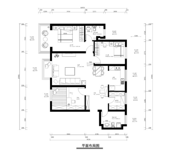 三居 收纳 户型图图片来自石家庄龙发装饰孙莎莎在柏林怡园装修案例的