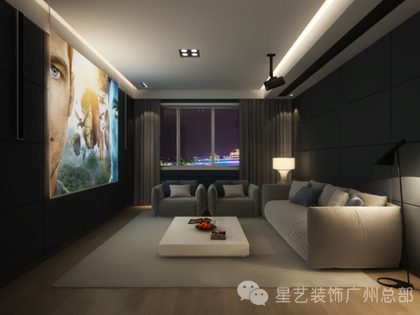 影视厅-新浪装修抢工长效果图