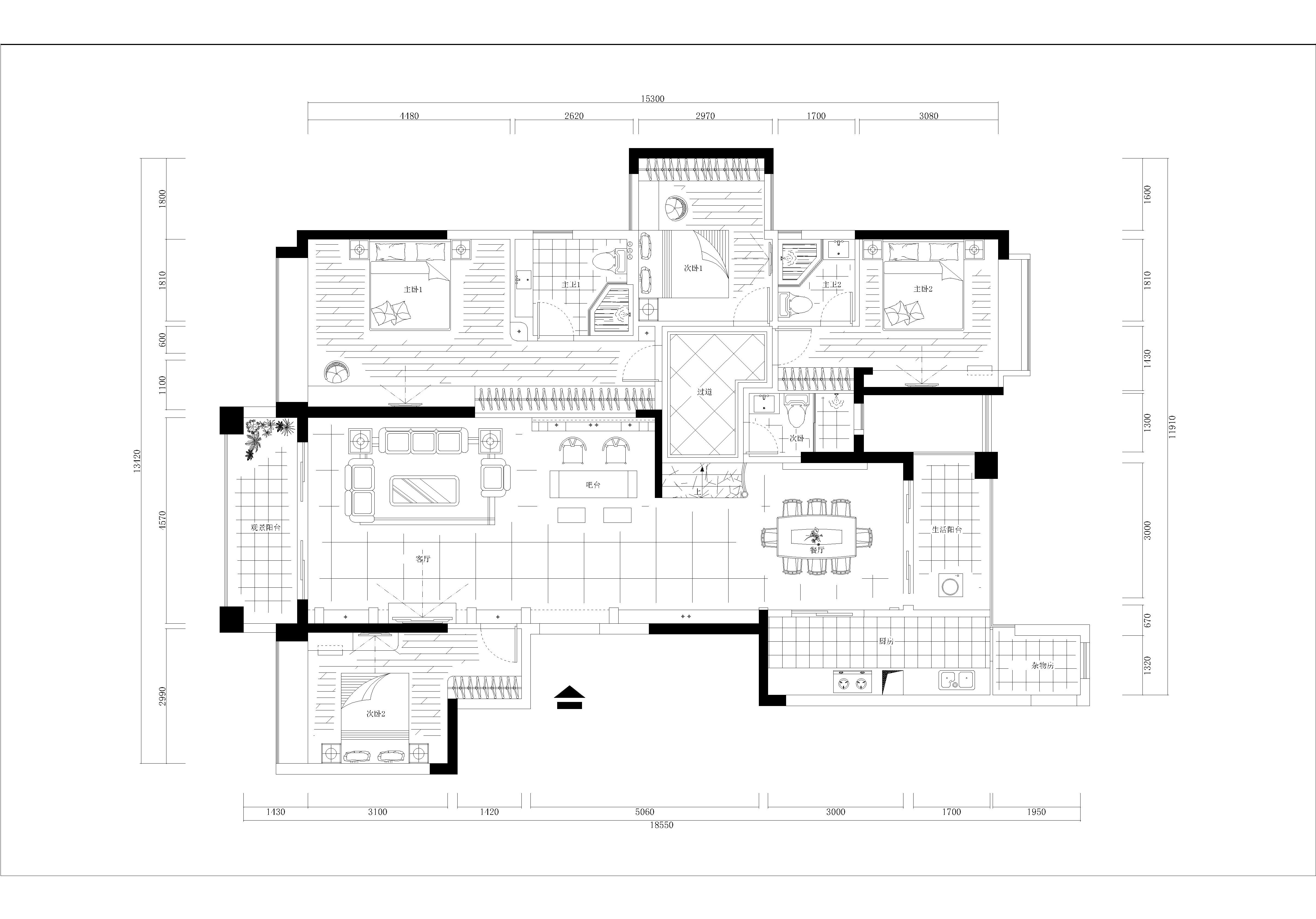 平面家具布置图