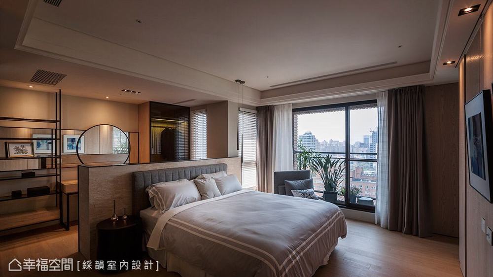 三居 现代 大户型 卧室图片来自幸福空间在多元材质运用 363平现代