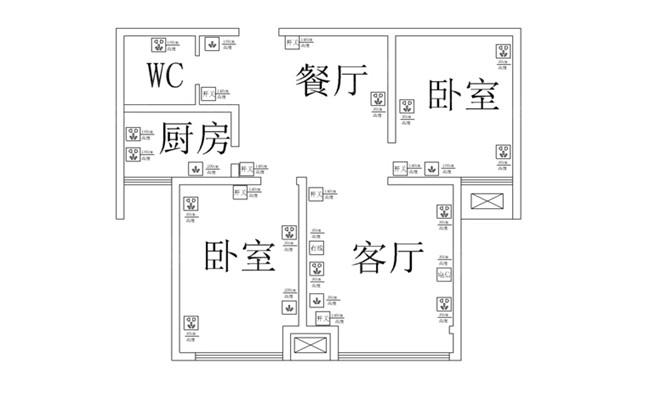 六,插座分布图