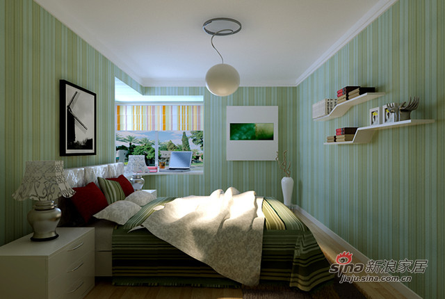 简约 二居 卧室图片来自用户2737782783在推荐120平米现代风格的设计，非常非常的舒适95的分享
