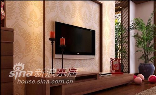 中式 二居 客厅图片来自用户2740483635在浪漫中国红75的分享