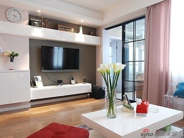 时尚夫妻5.4万打造88平简约清新两居室79
