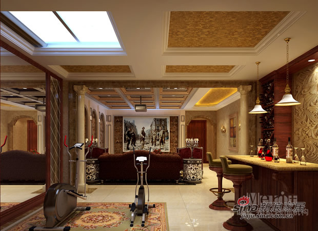 欧式 别墅 客厅图片来自用户2746953981在奢华欧式风专属别墅设计56的分享
