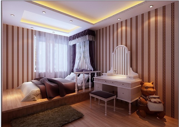 欧式 三居 卧室图片来自用户2745758987在140平米简欧风格打造舒适家居81的分享
