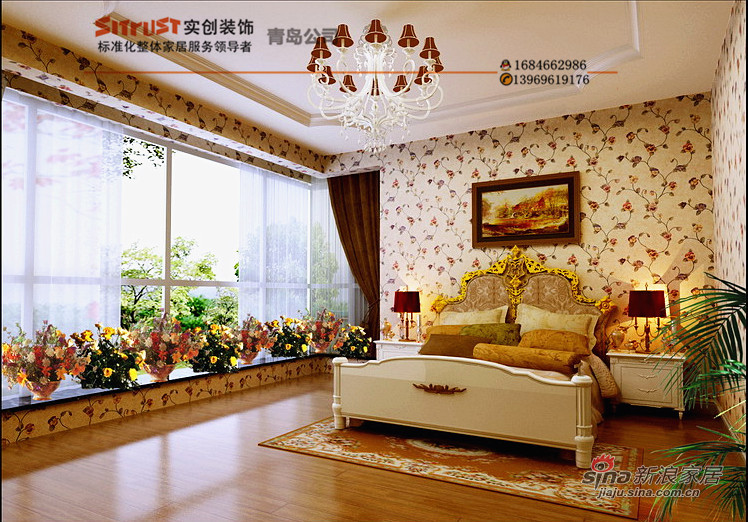 欧式 四居 卧室图片来自用户2745758987在晓港名城58的分享