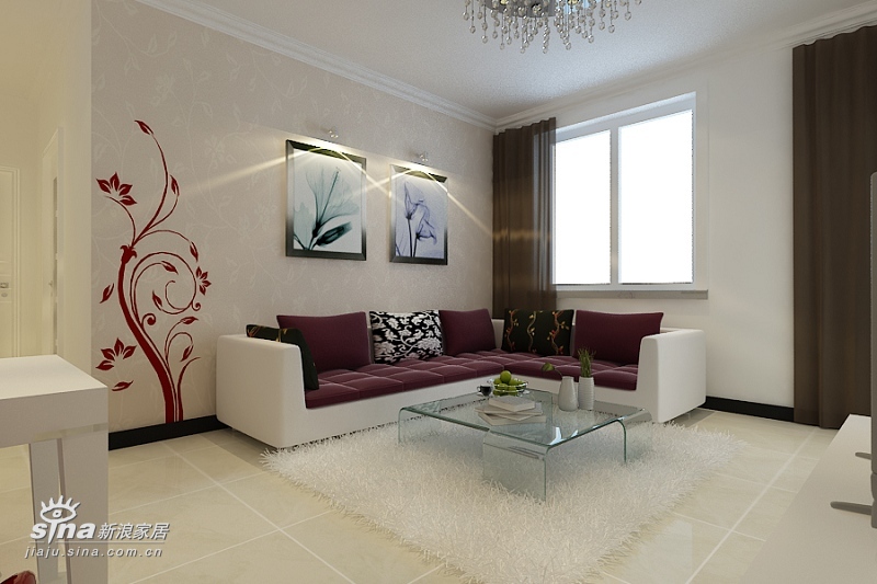 简约 二居 客厅图片来自用户2738093703在清河新城简约设计17的分享