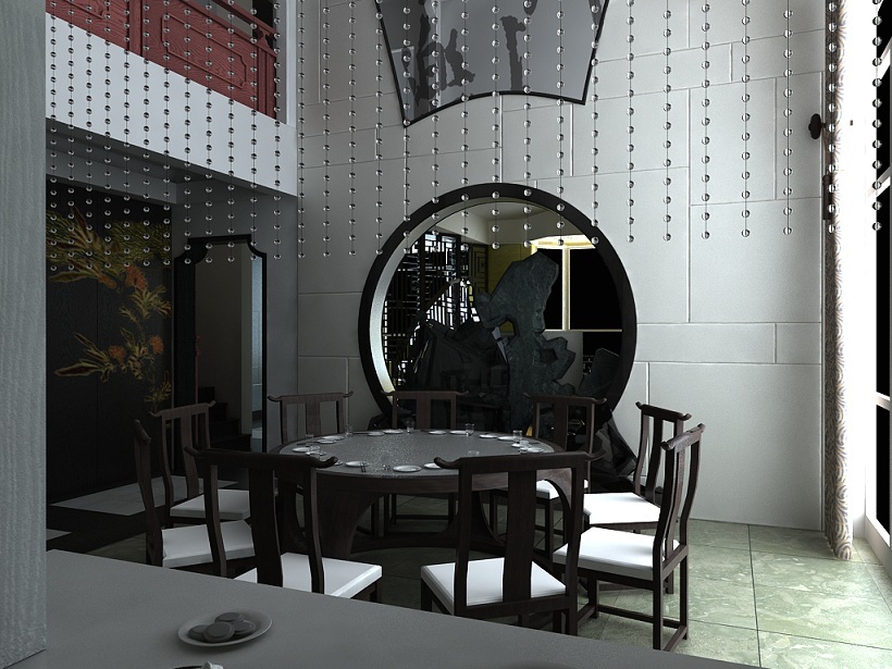 中式 别墅 餐厅图片来自用户1907662981在九朝会32的分享