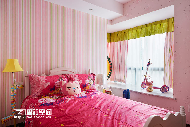 现代 四居 儿童房图片来自杭州周视空间设计机构在【高清】IT精英165平温情气韵家94的分享