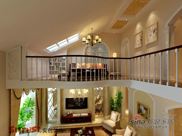欧式 别墅 客厅图片来自用户2772856065在新古典欧式打造金色漫香林54的分享