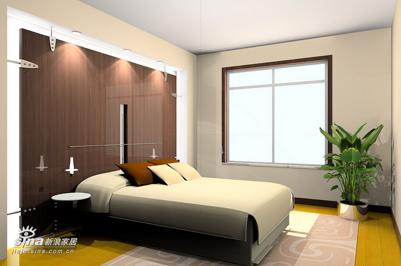 简约 三居 卧室图片来自用户2739378857在奥林春天户型设计94的分享