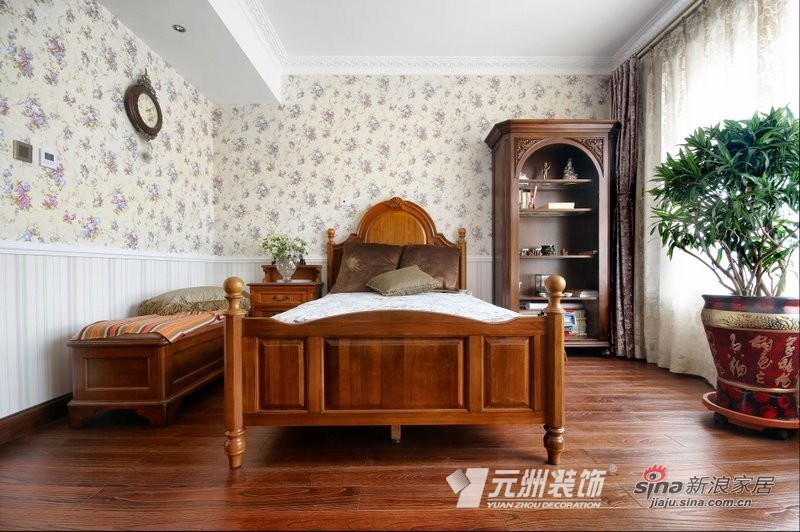 美式 三居 卧室图片来自用户1907685403在美式小风格设计79的分享