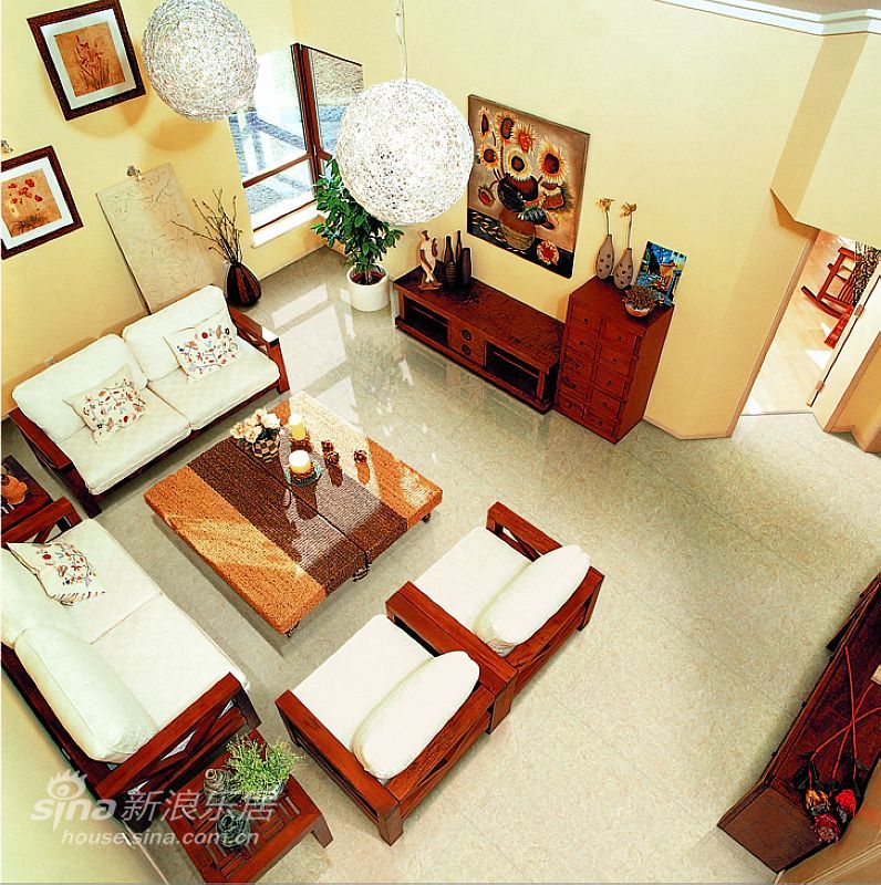 地中海 别墅 客厅图片来自用户2757320995在欧式古典风格-马可波罗36的分享