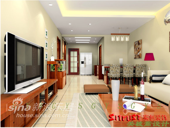 简约 二居 客厅图片来自用户2557979841在5万装修望京新城110平米简约朴实的两室两厅25的分享