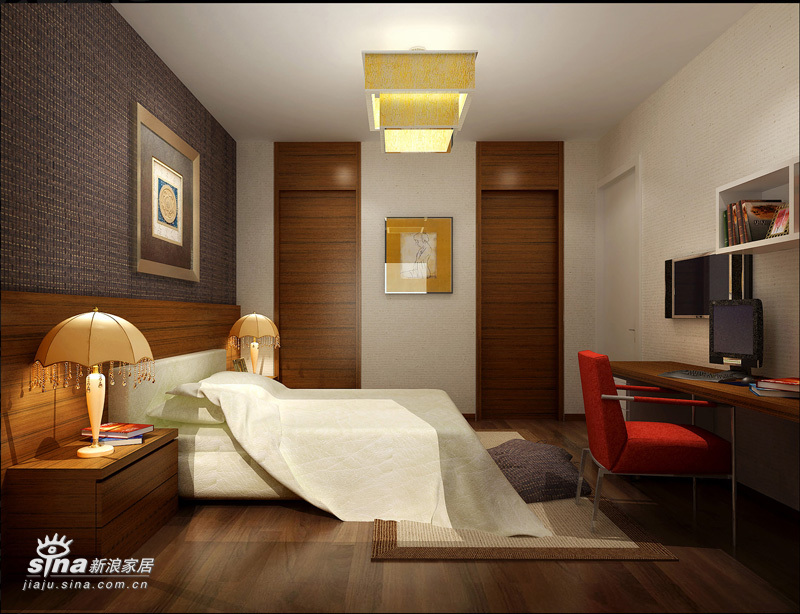 简约 二居 卧室图片来自用户2739153147在现代风格设计80的分享