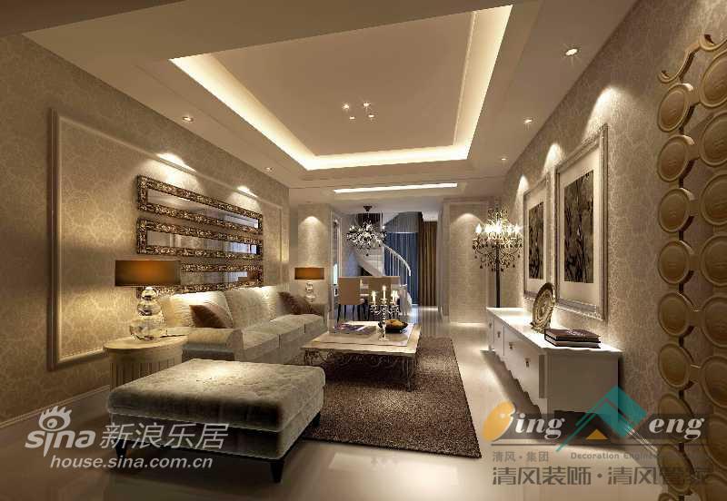 其他 别墅 客厅图片来自用户2557963305在苏州清风装饰设计师案例赏析2756的分享