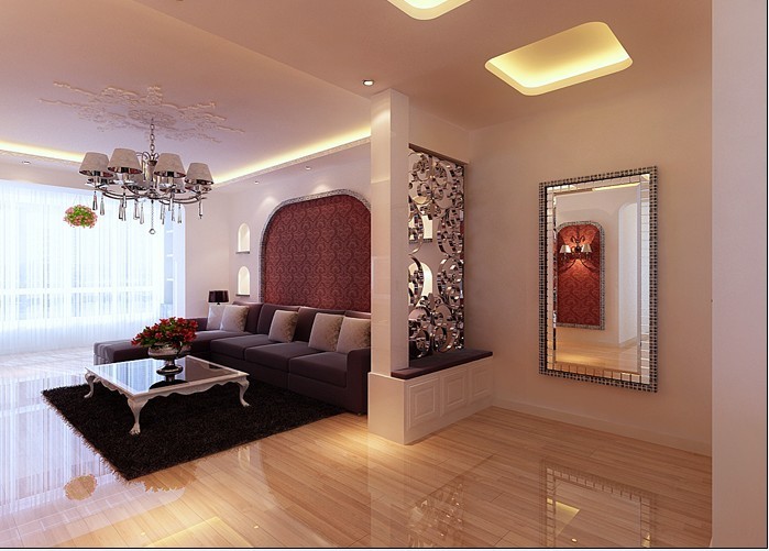 欧式 三居 客厅图片来自用户2746889121在140平米欧式风格打造浪漫家居25的分享