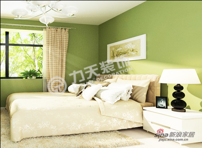 简约 二居 卧室图片来自阳光力天装饰在旭辉澜郡-2室2厅1卫1厨-现代简约21的分享