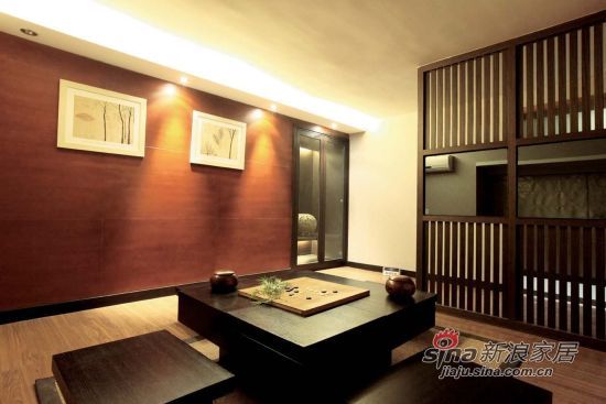 简约 复式 客厅图片来自佰辰生活装饰在走进110平现代日式豪华居62的分享