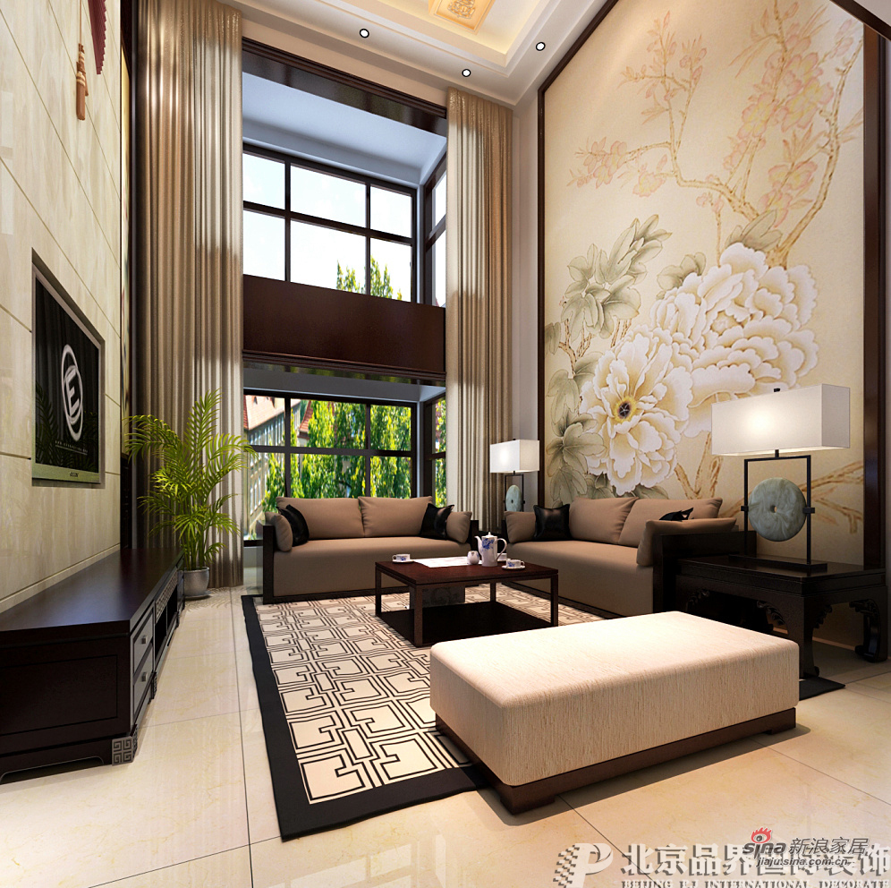 中式 四居 客厅图片来自用户1907659705在中式古典风格88的分享