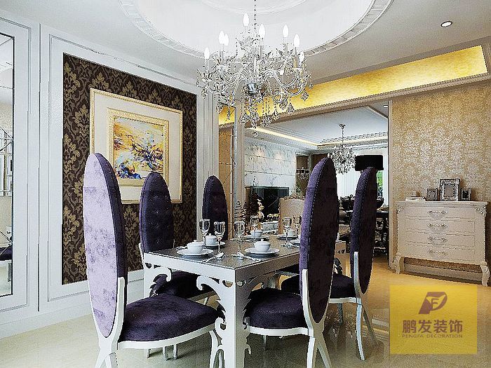 欧式 三居 餐厅图片来自用户2746953981在金地紫云庭三室两厅打造欧式大气之风97的分享