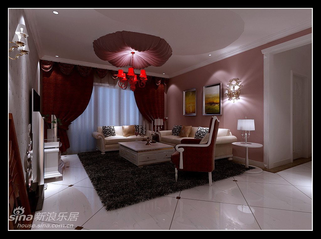 欧式 复式 客厅图片来自用户2746948411在红火的新欧式设计23的分享