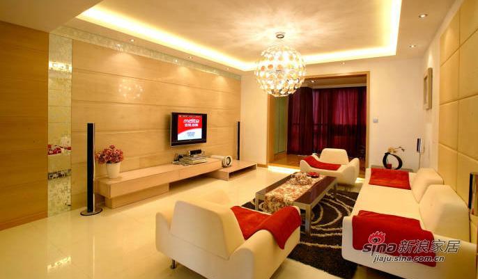 简约 四居 客厅图片来自用户2559456651在9.8万装120㎡红白现代新居70的分享