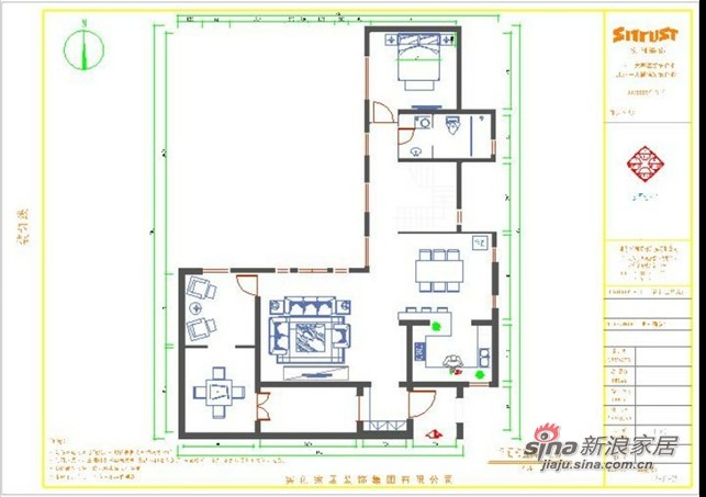 欧式 别墅 客厅图片来自用户2772856065在孔雀城别墅160简欧风格设计方案32的分享