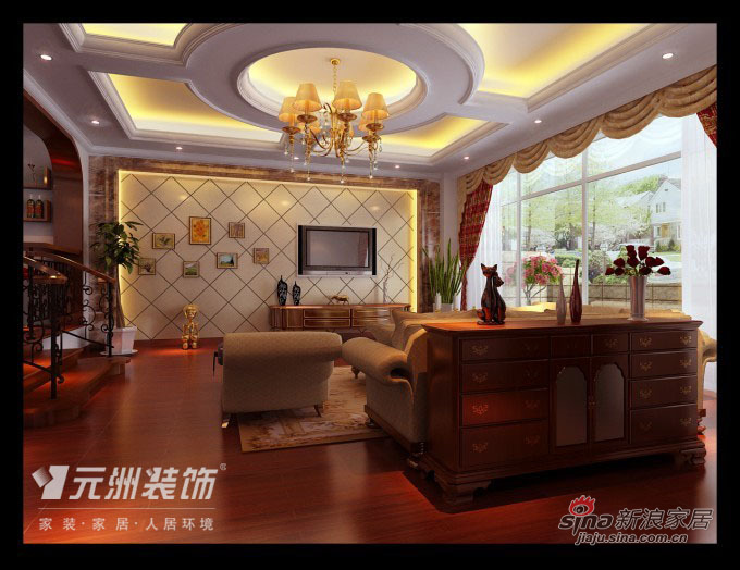 欧式 复式 客厅图片来自用户2745758987在龙熙顺景50的分享
