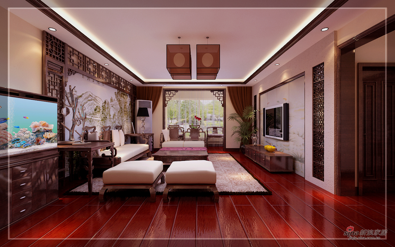 欧式 四居 客厅图片来自用户2772856065在新中式古典的分享