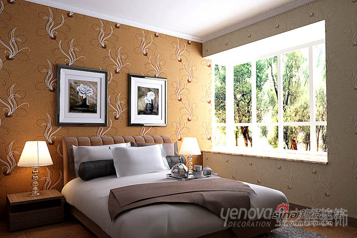 欧式 三居 卧室图片来自用户2746948411在简约奢华环保装修新居97的分享