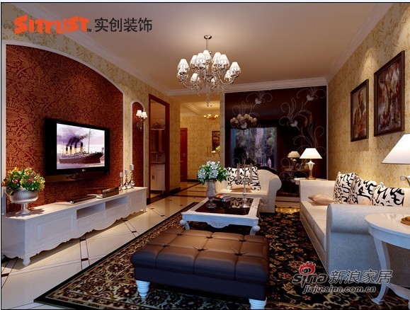 欧式 二居 客厅图片来自用户2772873991在80平2居简欧设计76的分享