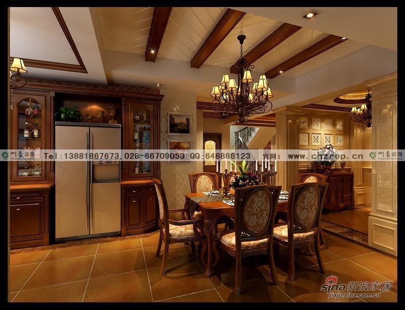美式 别墅 餐厅图片来自用户1907685403在60万装低调奢华美式风格别墅61的分享