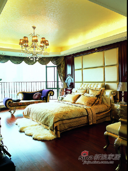欧式 三居 卧室图片来自用户2746869241在珠江帝景28的分享
