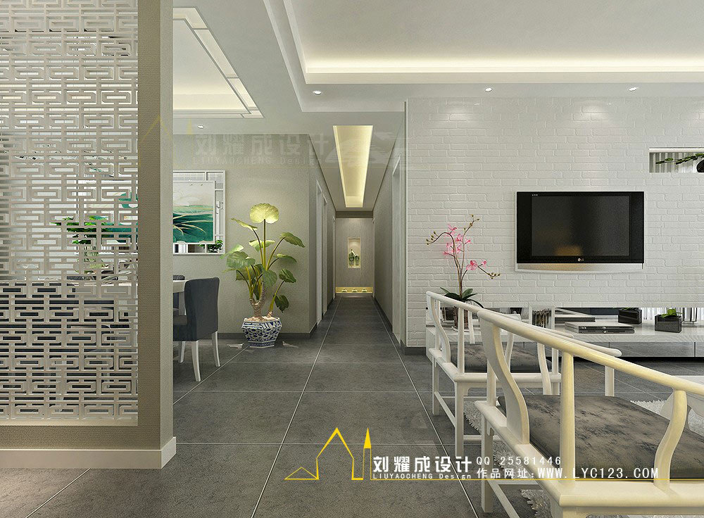 中式 四居 客厅图片来自用户1907658205在26万打造200平新中式风格71的分享