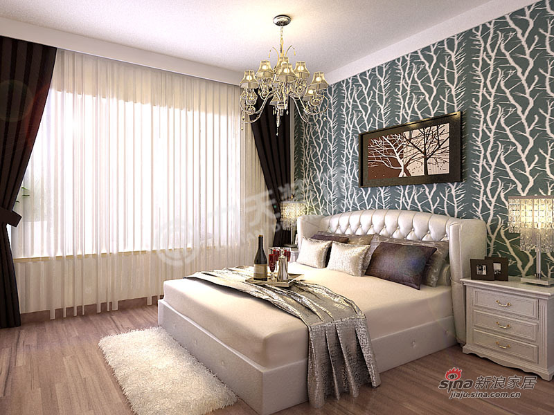 港式 三居 卧室 公主房图片来自阳光力天装饰在雍景华府-三室两厅一厨两卫-港式风格33的分享