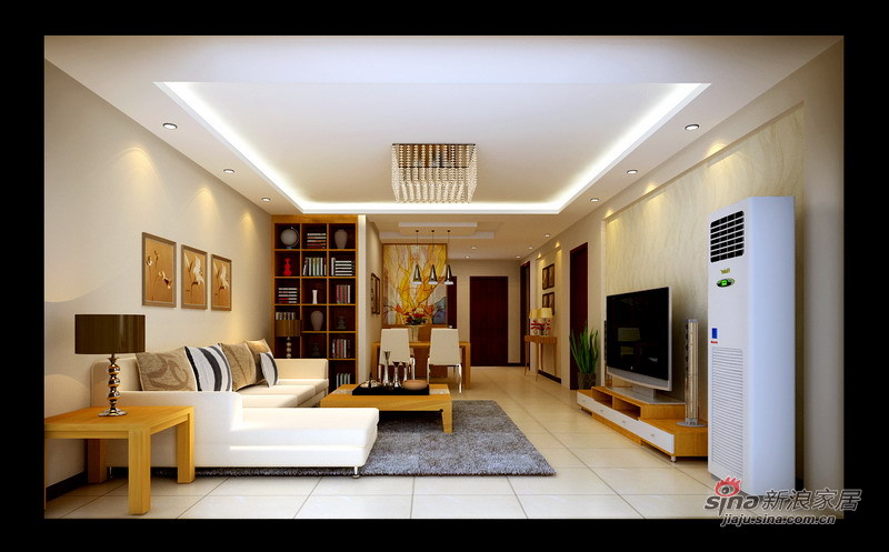 简约 三居 客厅图片来自用户2738813661在明快舒适的80㎡3居室设计案例56的分享