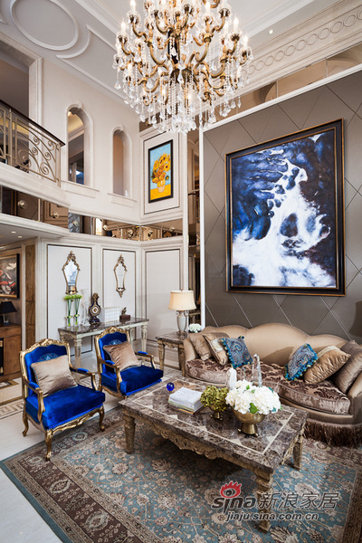 欧式 别墅 客厅图片来自用户2557013183在高富帅的另类欧式奢华风格14的分享