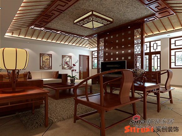 简约 一居 客厅图片来自用户2737786973在粽香中式情装修样板间36的分享
