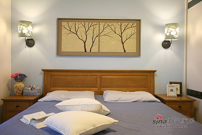 北欧 二居 卧室图片来自佰辰生活装饰在85平原木清新北欧风格唯美家99的分享
