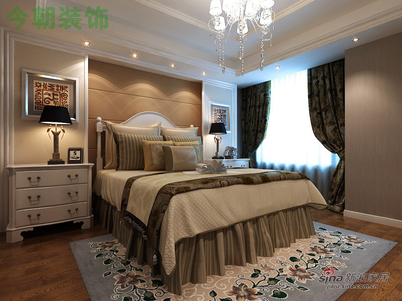 美式 三居 卧室图片来自用户1907685403在美式或欧式 舒服就好67的分享