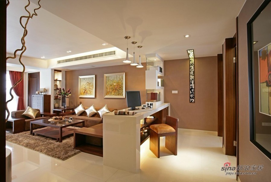 中式 三居 客厅图片来自用户1907661335在7万装修112平米新中式领过空间65的分享