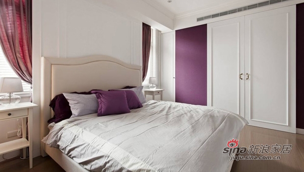 美式 三居 卧室图片来自佰辰生活装饰在白领夫妻88平现代美式家居66的分享