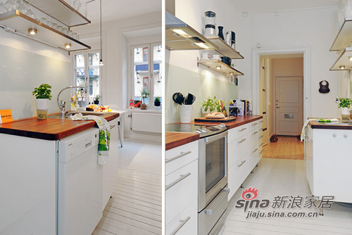 北欧 公寓 厨房图片来自用户1903515612在4.5万装万75平简洁大方北欧风26的分享
