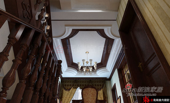 美式 别墅 客厅图片来自用户1907685403在260平随意生活的舒适美式居75的分享