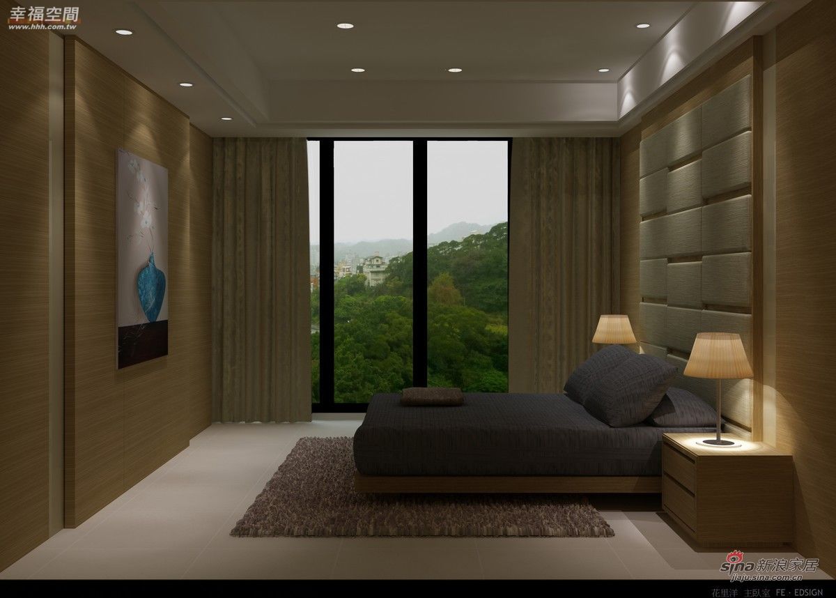 港式 二居 卧室图片来自幸福空间在坐拥简约天地里的瑰丽美景59的分享