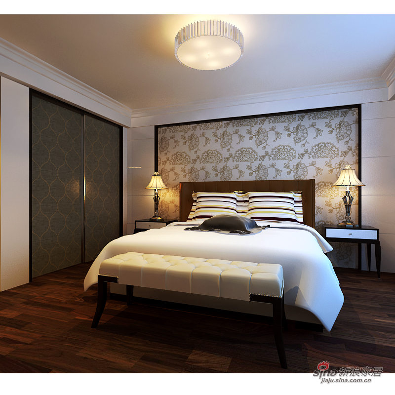 欧式 四居 卧室图片来自用户2557013183在170平简欧时尚家居90的分享