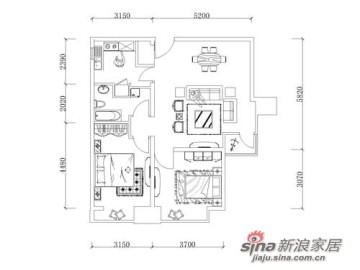90平两居给力色调37